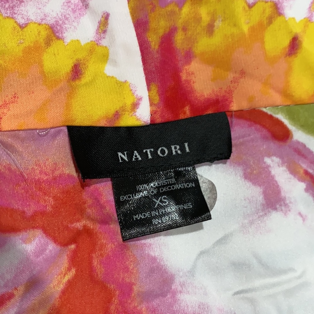 Natori Silky Floral Robe - Picture 9 of 10